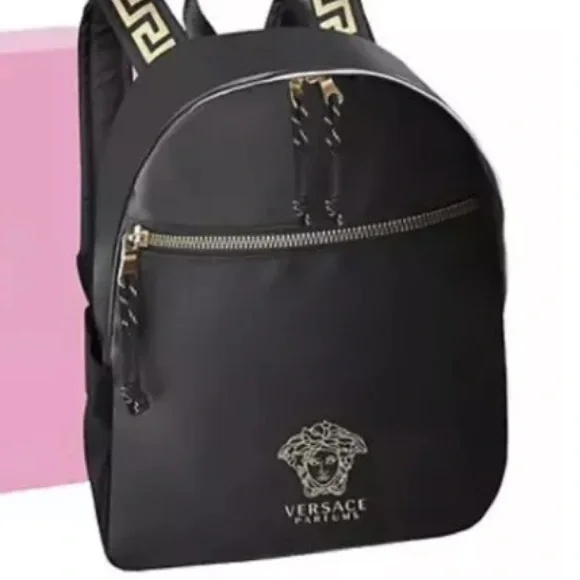 Versace Parfum Backpack And Crossbody Bucket Bag Wristlet, Both NWOT - Picture 2 of 16